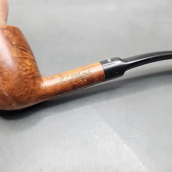 Dr Plumb Junior Slightly Bent Billiard Estate Briar Pipe, Unsmoked [SOLD OUT] - Image 8