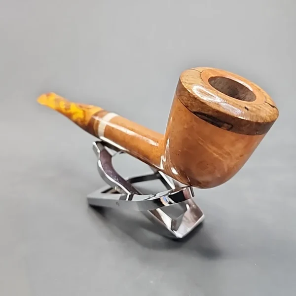 PapaBearPipes Smooth Dublin Handmade Briar Pipe - Image 8