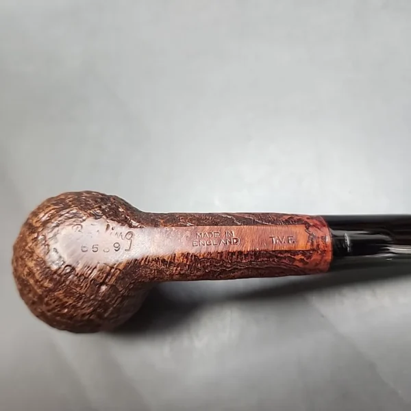 Barling 6589 T.V.F. Sandblasted Straight Billiard Estate Briar Pipe [SOLD OUT] - Image 9