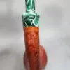 PapaBearPipes Rusticated Bent Egg Handmade Briar Pipe, New [SOLD OUT] - Image 9
