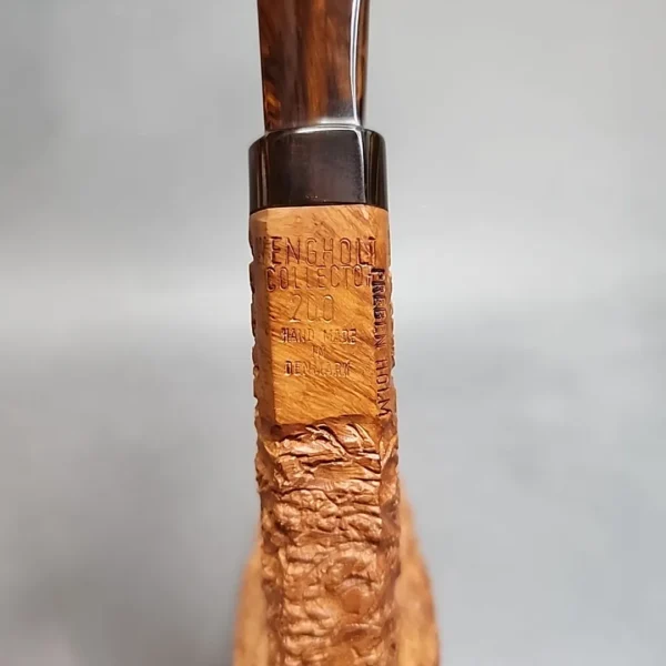 Preben Holm Wengholt Collector 200, Rusticated Stacked Billiard Estate Briar Pipe, Unsmoked [SOLD] - Image 9