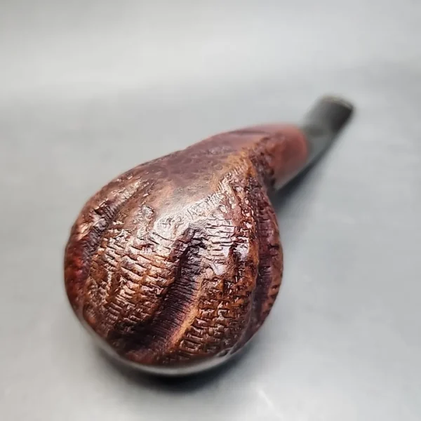 Custombilt Rusticated Bent Tomato Estate Briar Pipe, [SOLD OUT] - Image 9