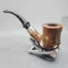 Roma Smooth Bent Vase Estate Briar Pipe, Unsmoked [SOLD OUT] - Image 9