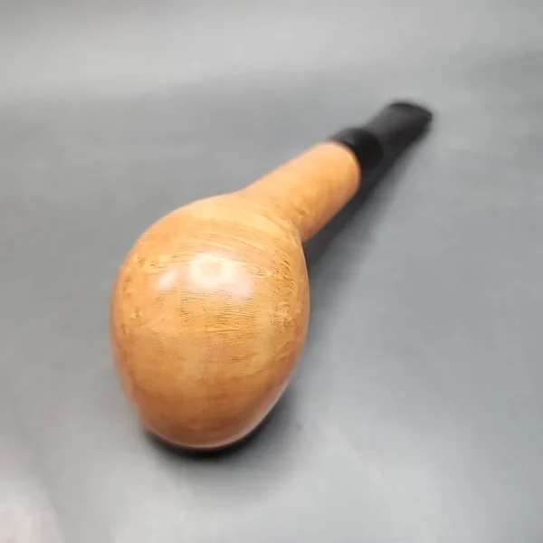 Roma Smooth Straight Apple Briar Pipe, Unsmoked - Image 9