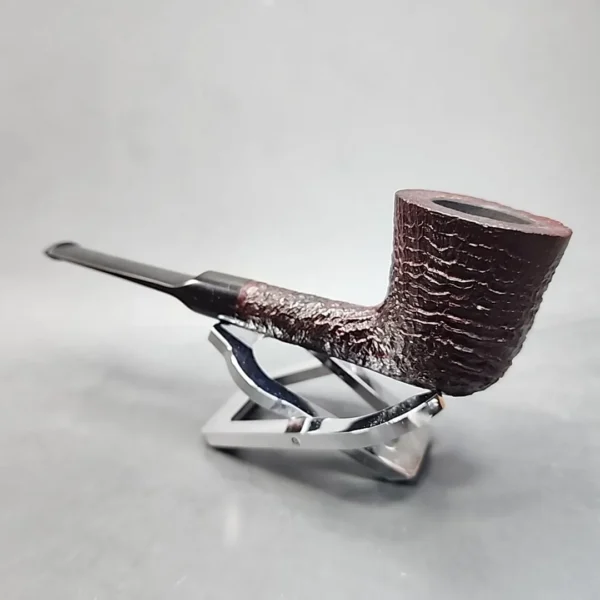Sasieni 4 Dot Ruff Root Dark, Sandblasted Dublin Estate Briar Pipe [SOLD OUT] - Image 9