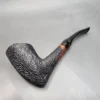 Bari Senior Handcut 601, Black Pickaxe Estate Briar Pipe, Danish Estates [SOLD OUT] - Image 9