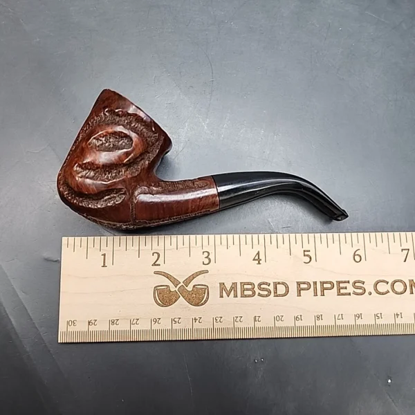 Custombilt Like Rusticated Bent Dublin Estate Briar Pipe [SOLD OUT] - Image 9