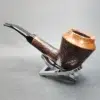 JM Boswell Partially Sandblasted Bent Rhodesian Estate Briar Pipe [SOLD OUT] - Image 9