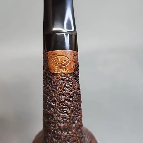 Tom Eltang Sandblasted Bent Pot Estate Briar Pipe, Danish Estates [SOLD OUT] - Image 9