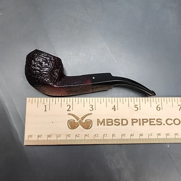 Digby 584 by GBD, Sandblasted Bent Bulldog Estate Briar Pipe, [SOLD OUT] - Image 9