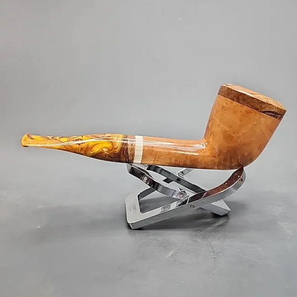 PapaBearPipes Smooth Dublin Handmade Briar Pipe - Image 9