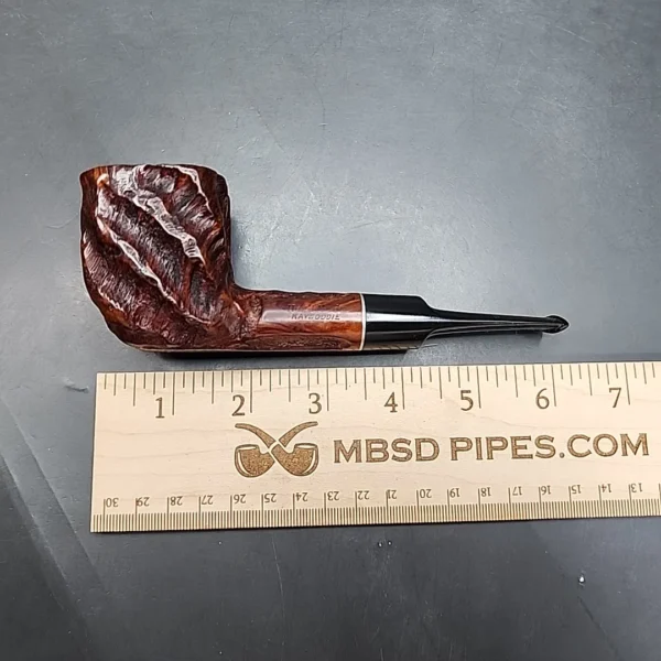 Kaywoodie Handmade Rusticated Panel Estate Briar Pipe, 4 Hole [SOLD OUT] - Image 10