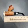 PapaBearPipes Faux Cavalier Sandblasted Briar Pipe, New [SOLD OUT] - Image 10