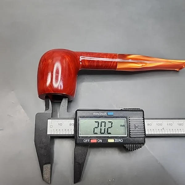 Roma Red Smooth Straight Billiard Estate Briar Pipe, Unsmoked [SOLD OUT] - Image 10