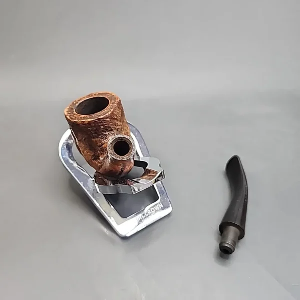 Custombilt His Nibs Rusticated Bent Billiard Estate Briar Pipe [SOLD OUT] - Image 10