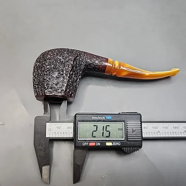 Unsmoked Clarence Mickles Rusticated Panel Estate Briar Pipe [SOLD OUT] - Image 10