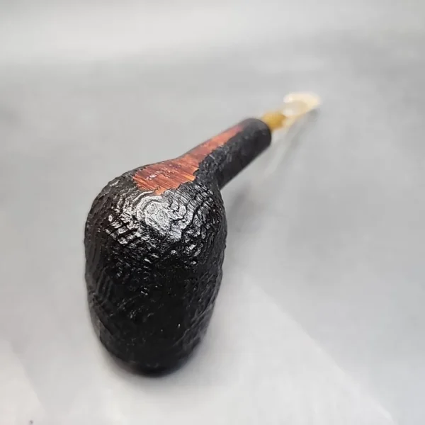 Savinelli De Luxe Milano 111 KS, Sandblasted Straight Billiard Estate Briar Pipe [SOLD OUT] - Image 10
