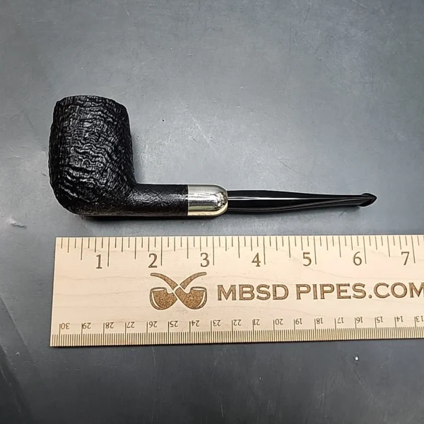 Savinelli Punto Oro 111, Silver Mounted Straight Billiard Estate Briar Pipe [SOLD OUT] - Image 10