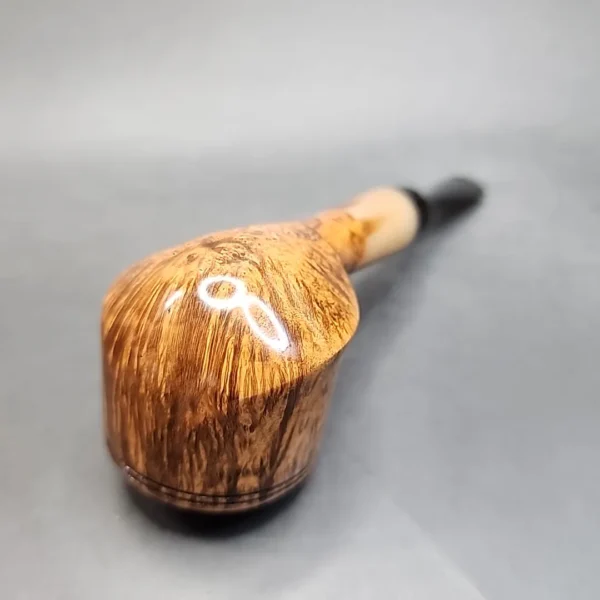 PapaBearPipes Smooth Straight Rhodesian Briar Pipe, New [SOLD OUT] - Image 10