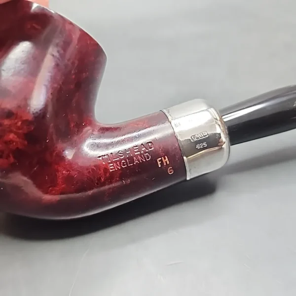James Upshall Tilshead FH 6, Military Mount Bent Apple Briar Pipe, Unsmoked [SOLD OUT] - Image 10