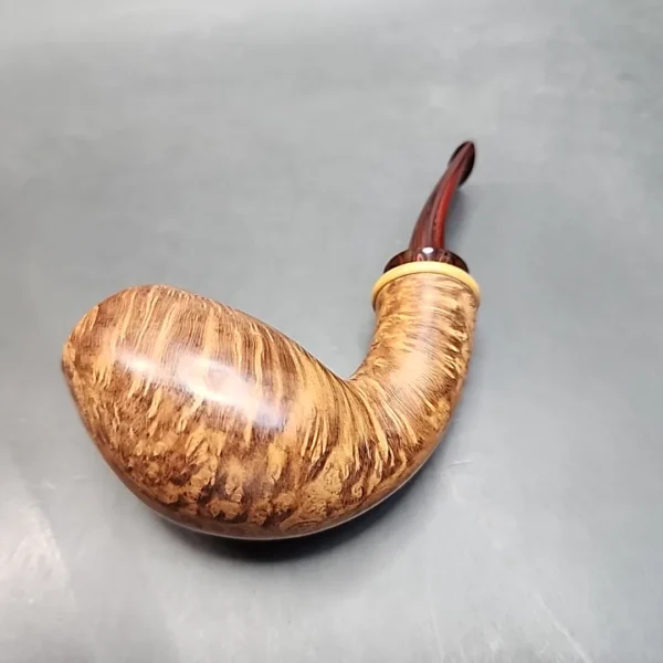 G. Penzo Smooth Bent Egg Briar Pipe, Italian Estates - Image 10
