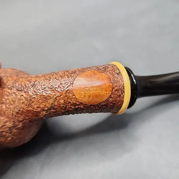 Gregor Lobnik Sandblasted Bent Egg Estate Artisan Briar Pipe [SOLD OUT] - Image 10