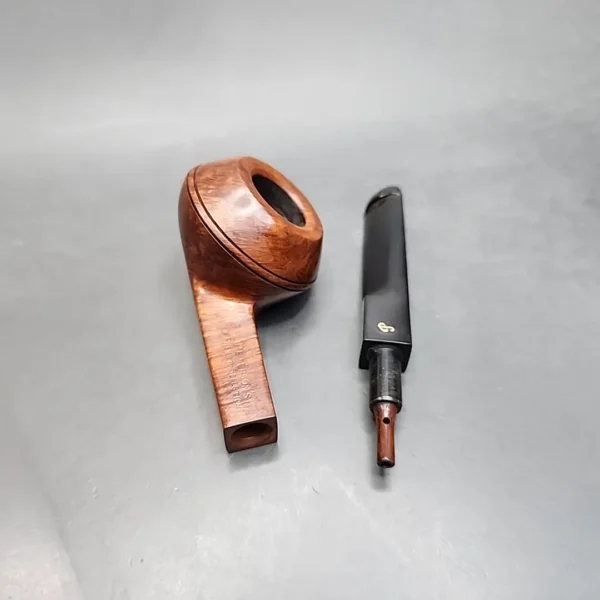 Peterson's Premier Selection 493, Squat Bulldog Briar Pipe, Republic Era Estate [SOLD OUT] - Image 10
