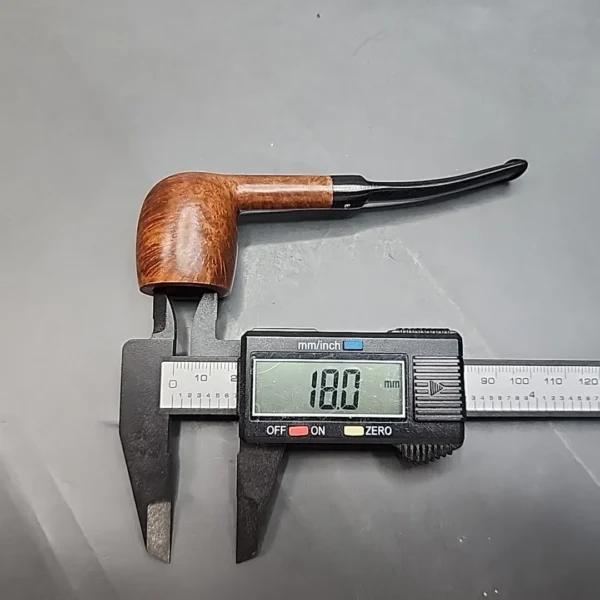 Dr Plumb Junior Slightly Bent Billiard Estate Briar Pipe, Unsmoked [SOLD OUT] - Image 10