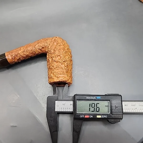 Preben Holm Wengholt Collector 200, Rusticated Stacked Billiard Estate Briar Pipe, Unsmoked [SOLD] - Image 11