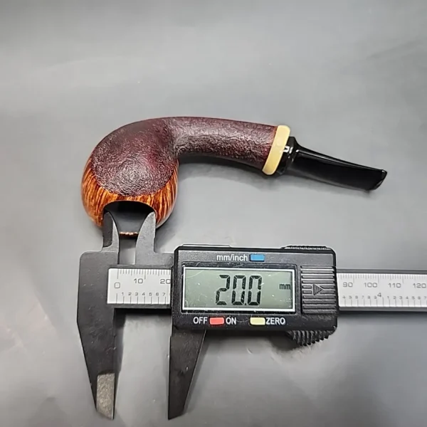 Jared Coles Pipe, Partial Sandblasted Blowfish, Briar Smoking Pipe, Artisan Pipe [SOLD OUT] - Image 11