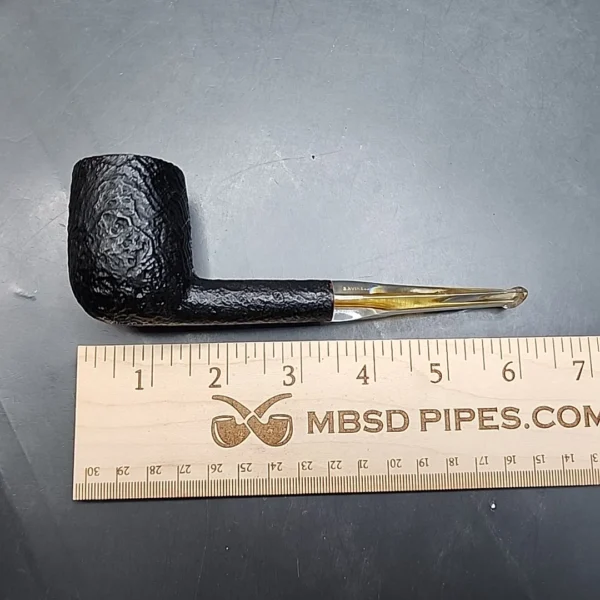 Savinelli De Luxe Milano 111 KS, Sandblasted Straight Billiard Estate Briar Pipe [SOLD OUT] - Image 11