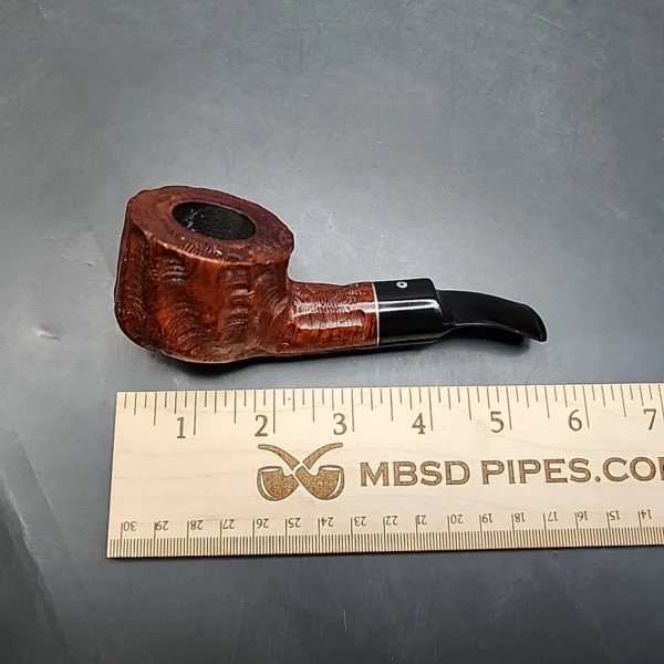 Kaywoodie Handmade Rusticated Bent Pot, Estate Briar Pipe [SOLD OUT] - Image 11