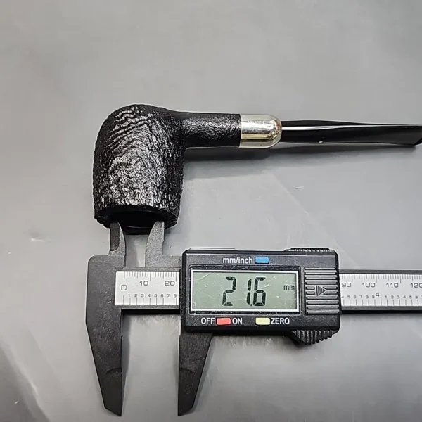 Savinelli Punto Oro 111, Silver Mounted Straight Billiard Estate Briar Pipe [SOLD OUT] - Image 11