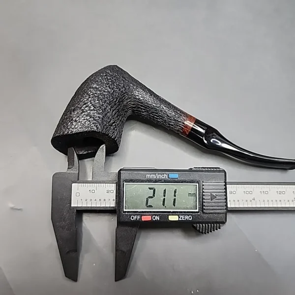 Bari Senior Handcut 601, Black Pickaxe Estate Briar Pipe, Danish Estates [SOLD OUT] - Image 11