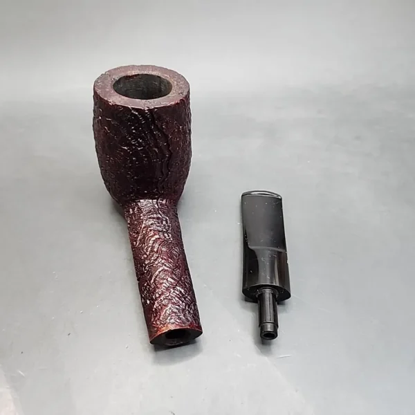 Savinelli De Luxe Milano 803 EX, Sandblasted Straight Billiard Estate Briar Pipe [SOLD OUT] - Image 11
