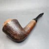 JM Boswell Partially Sandblasted Bent Rhodesian Estate Briar Pipe [SOLD OUT] - Image 11