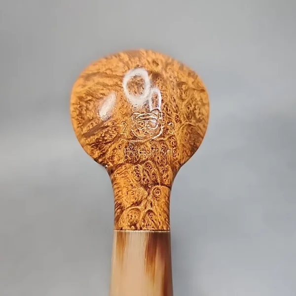 PapaBearPipes Smooth Straight Rhodesian Briar Pipe, New [SOLD OUT] - Image 11