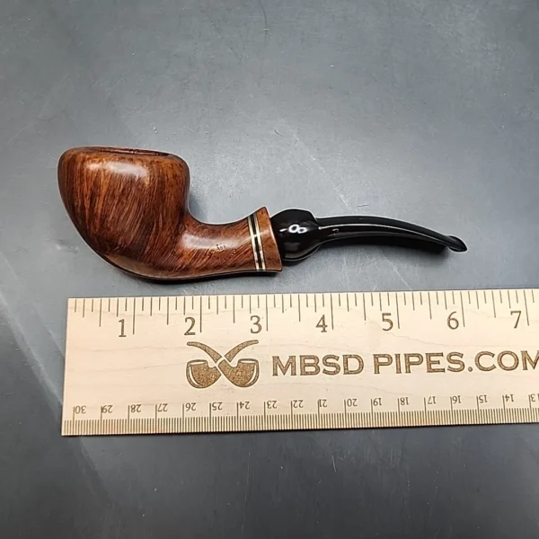 Age Bogelund Smooth Bent Dublin Estate Briar Pipe, Danish Estates (9mm) [SOLD OUT] - Image 11