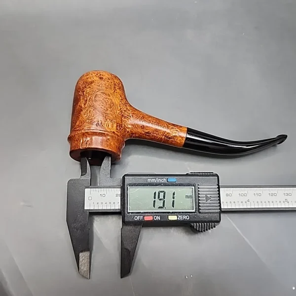 Captain Warren Smooth Calabash Estate Briar Pipe, Other Estates - Image 11