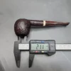 Savinelli Moka 207, Rusticated Straight Apple Estate Briar Pipe, 6mm [SOLD OUT] - Image 11