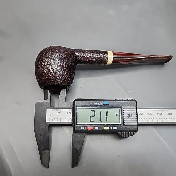 Savinelli Moka 207, Rusticated Straight Apple Estate Briar Pipe, 6mm [SOLD OUT] - Image 11