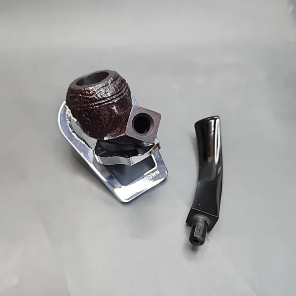 Digby 584 by GBD, Sandblasted Bent Bulldog Estate Briar Pipe, [SOLD OUT] - Image 11