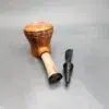 PapaBearPipes Smooth Rhodesian Sitter Handmade Briar Pipe, New [SOLD OUT] - Image 11
