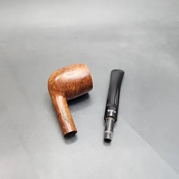 Dr Plumb Junior Slightly Bent Billiard Estate Briar Pipe, Unsmoked [SOLD OUT] - Image 11