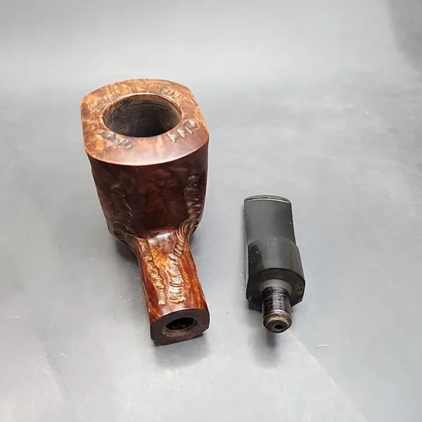 Rogers Rarity Chubby Rusticated Panel Estate Briar Pipe [SOLD OUT] - Image 11