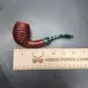 PapaBearPipes Rusticated Bent Egg Handmade Briar Pipe, New [SOLD OUT] - Image 11