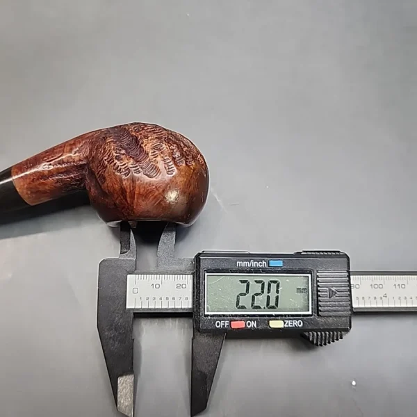 Custombilt Rusticated Bent Tomato Estate Briar Pipe, [SOLD OUT] - Image 12