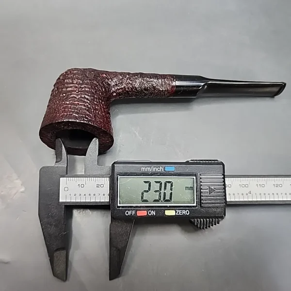 Sasieni 4 Dot Ruff Root Dark, Sandblasted Dublin Estate Briar Pipe [SOLD OUT] - Image 12