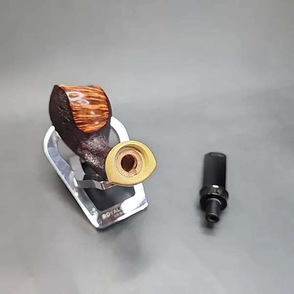 Jared Coles Pipe, Partial Sandblasted Blowfish, Briar Smoking Pipe, Artisan Pipe [SOLD OUT] - Image 12