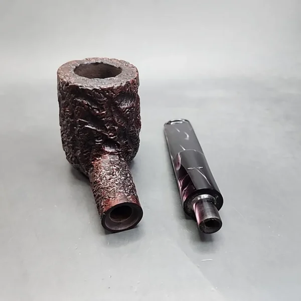 Caminetto Business 101 KS, Rusticated Brandy Estate Briar Pipe [SOLD OUT] - Image 12